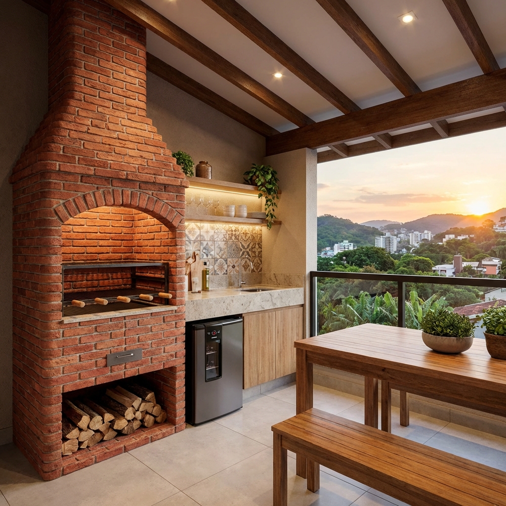 Gira Grill Inox 4 Espetos